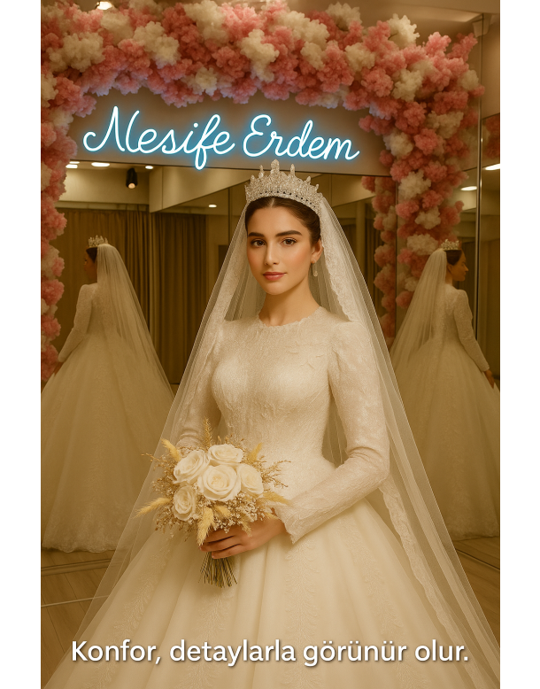 Tesettür & Özel Dikim Gelinlik | Nesife Erdem Resmi Sitesi