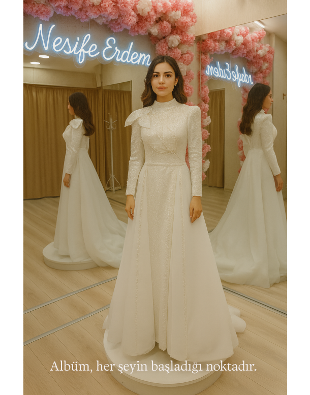 Tesettür & Özel Dikim Gelinlik | Nesife Erdem Resmi Sitesi