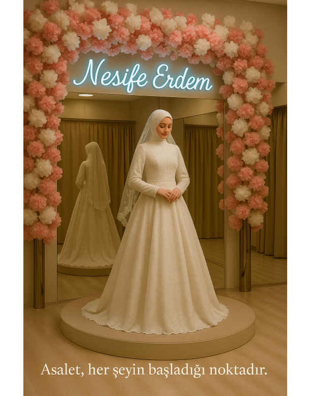 Tesettür & Özel Dikim Gelinlik | Nesife Erdem Resmi Sitesi