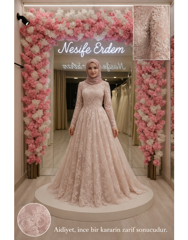 Tesettür & Özel Dikim Gelinlik | Nesife Erdem Resmi Sitesi