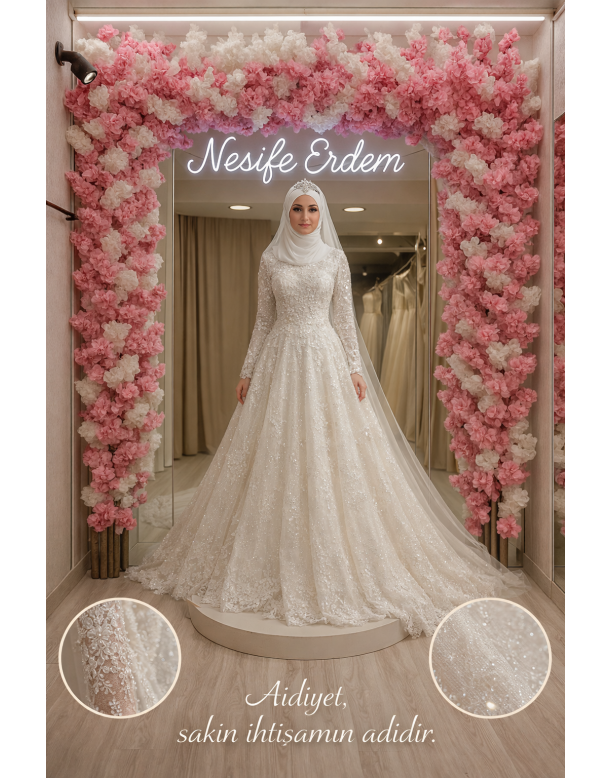 Tesettür & Özel Dikim Gelinlik | Nesife Erdem Resmi Sitesi