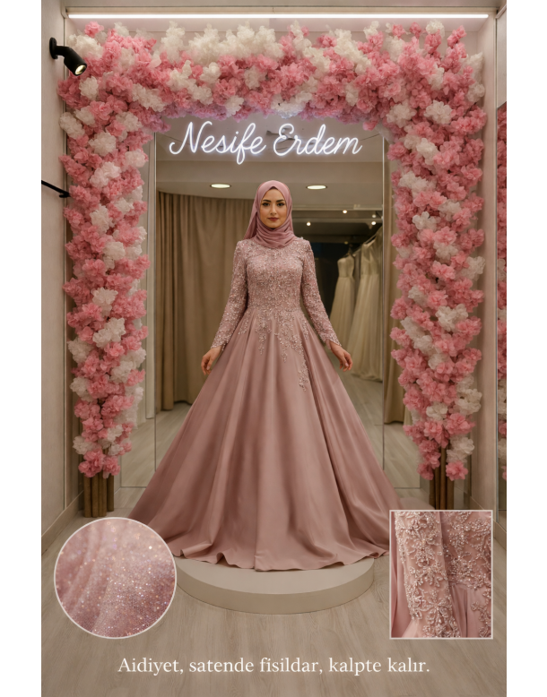 Tesettür & Özel Dikim Gelinlik | Nesife Erdem Resmi Sitesi