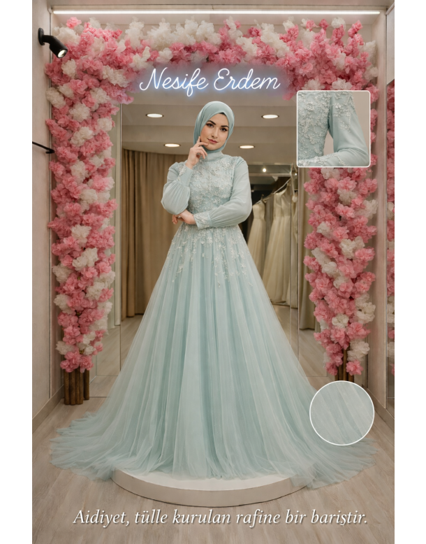 Tesettür & Özel Dikim Gelinlik | Nesife Erdem Resmi Sitesi