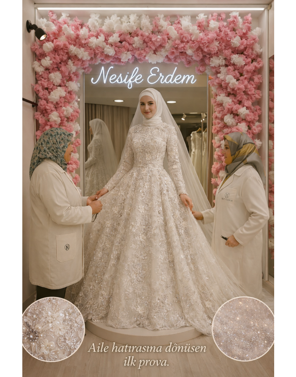 Tesettür & Özel Dikim Gelinlik | Nesife Erdem Resmi Sitesi