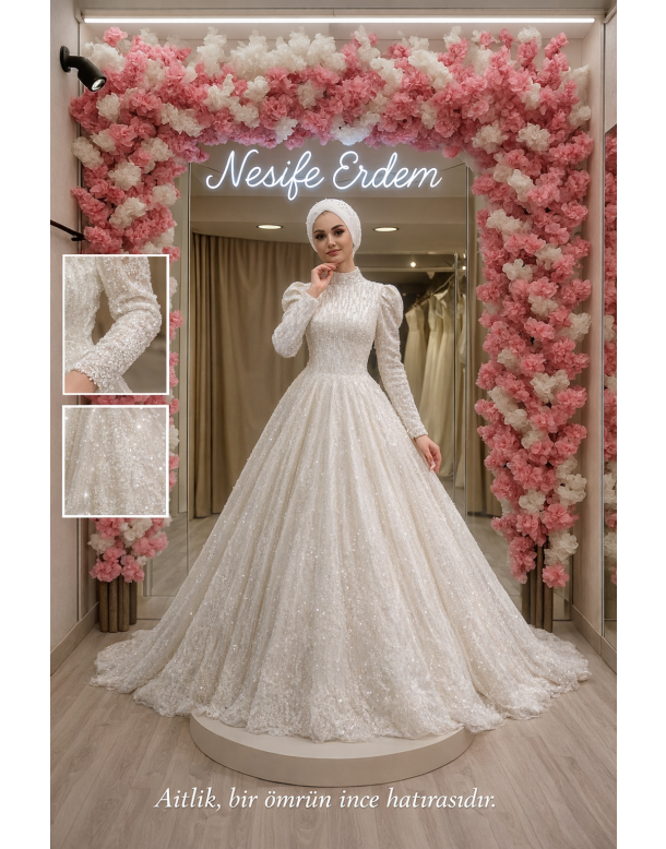 Tesettür & Özel Dikim Gelinlik | Nesife Erdem Resmi Sitesi