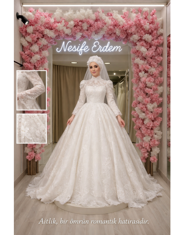 Tesettür & Özel Dikim Gelinlik | Nesife Erdem Resmi Sitesi