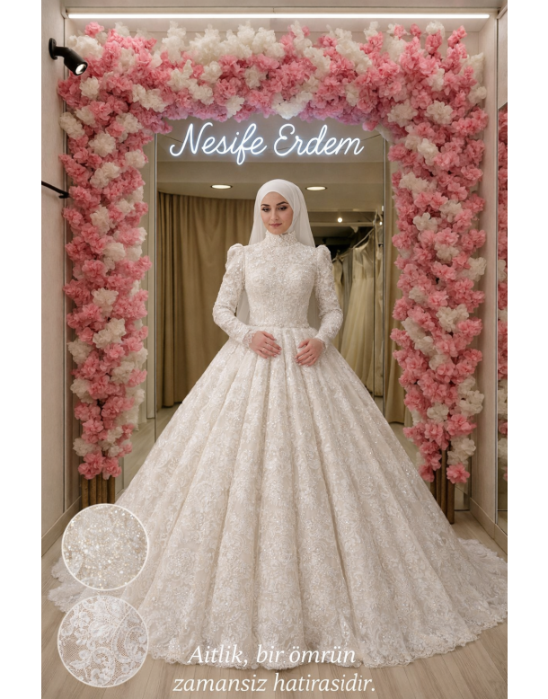 Tesettür & Özel Dikim Gelinlik | Nesife Erdem Resmi Sitesi