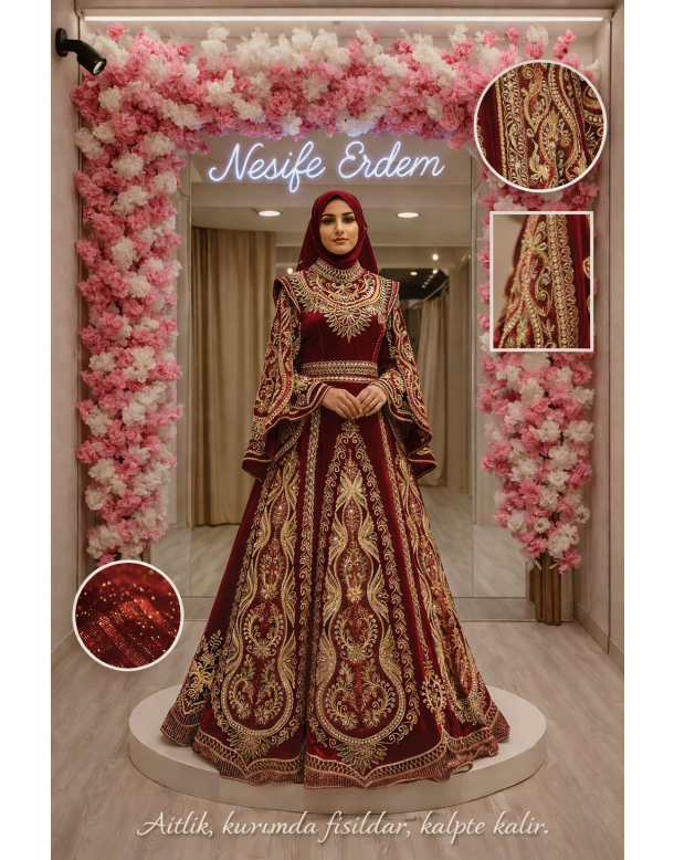 Tesettür & Özel Dikim Gelinlik | Nesife Erdem Resmi Sitesi