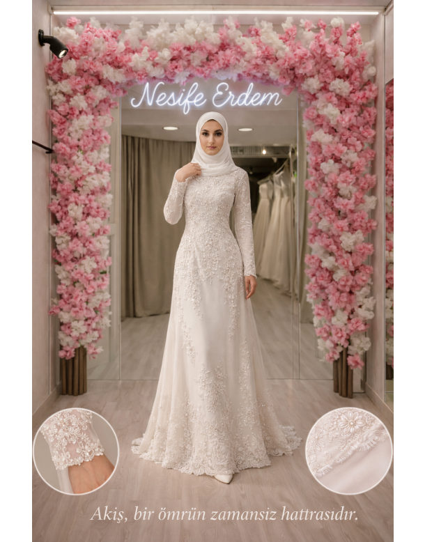 Tesettür & Özel Dikim Gelinlik | Nesife Erdem Resmi Sitesi