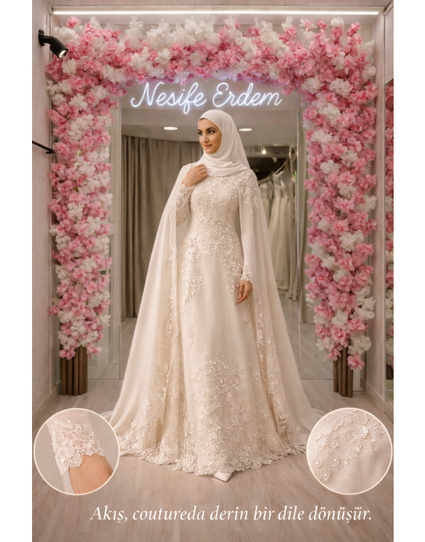 Tesettür & Özel Dikim Gelinlik | Nesife Erdem Resmi Sitesi