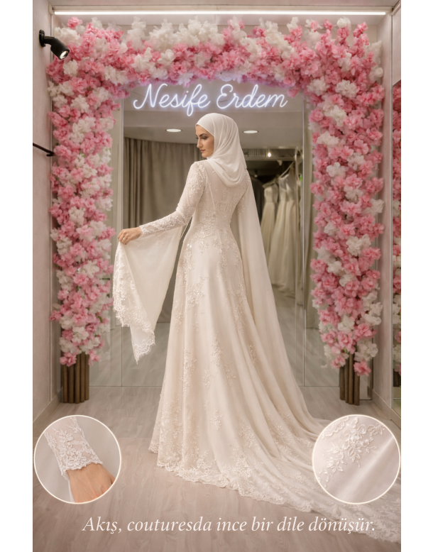 Tesettür & Özel Dikim Gelinlik | Nesife Erdem Resmi Sitesi
