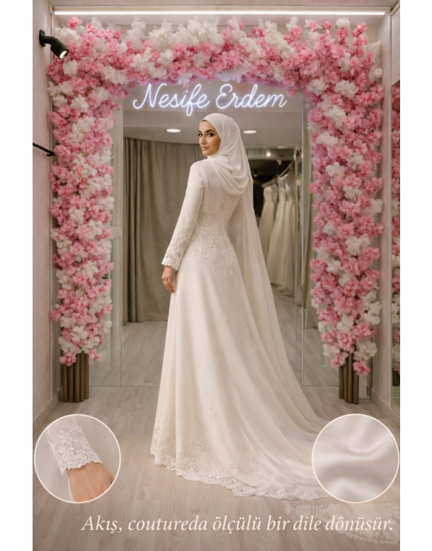 Tesettür & Özel Dikim Gelinlik | Nesife Erdem Resmi Sitesi