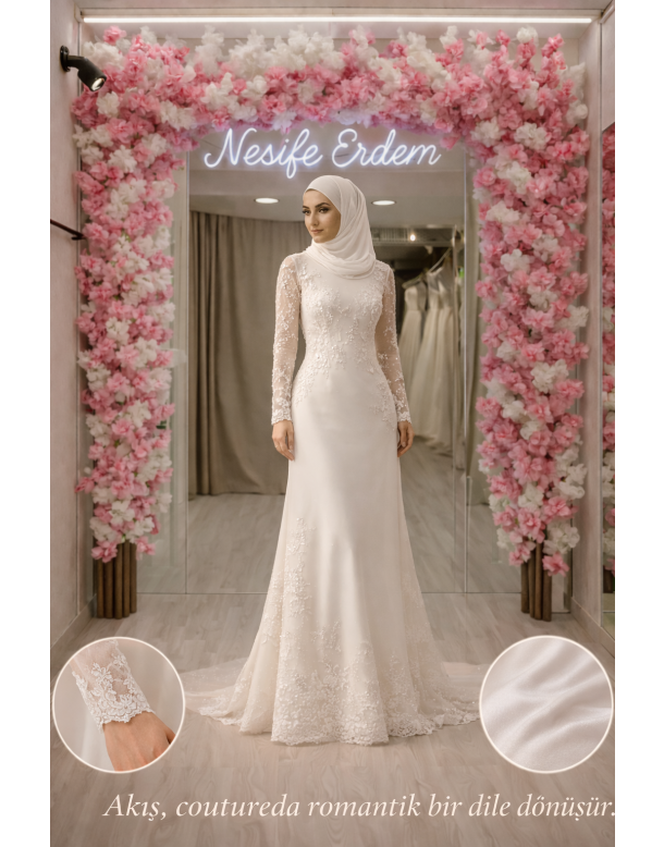Tesettür & Özel Dikim Gelinlik | Nesife Erdem Resmi Sitesi