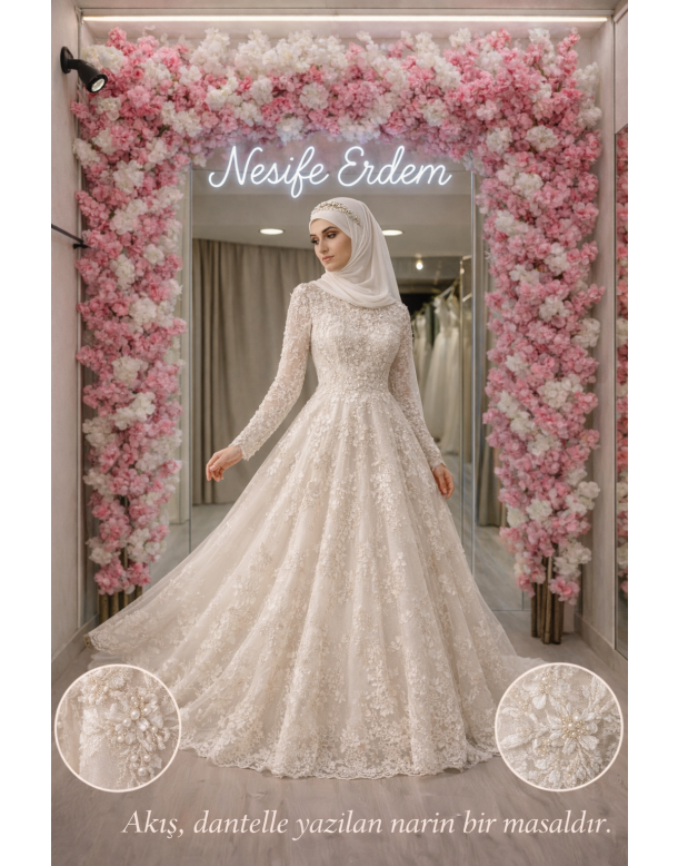 Tesettür & Özel Dikim Gelinlik | Nesife Erdem Resmi Sitesi