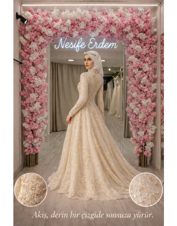 Tesettür & Özel Dikim Gelinlik | Nesife Erdem Resmi Sitesi