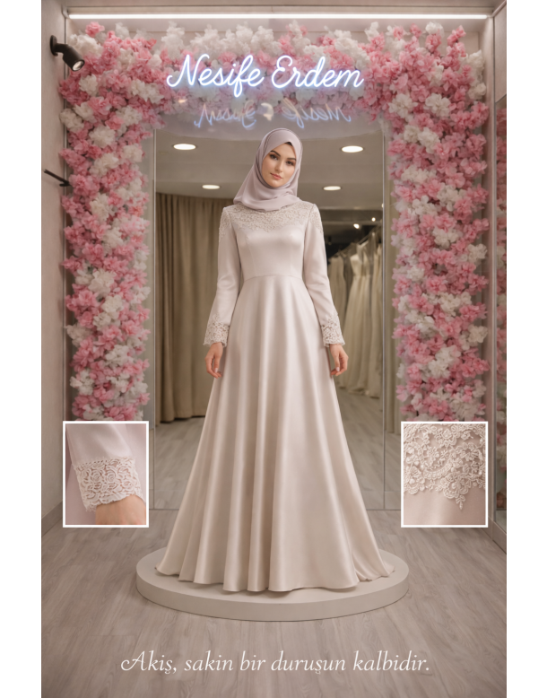 Tesettür & Özel Dikim Gelinlik | Nesife Erdem Resmi Sitesi