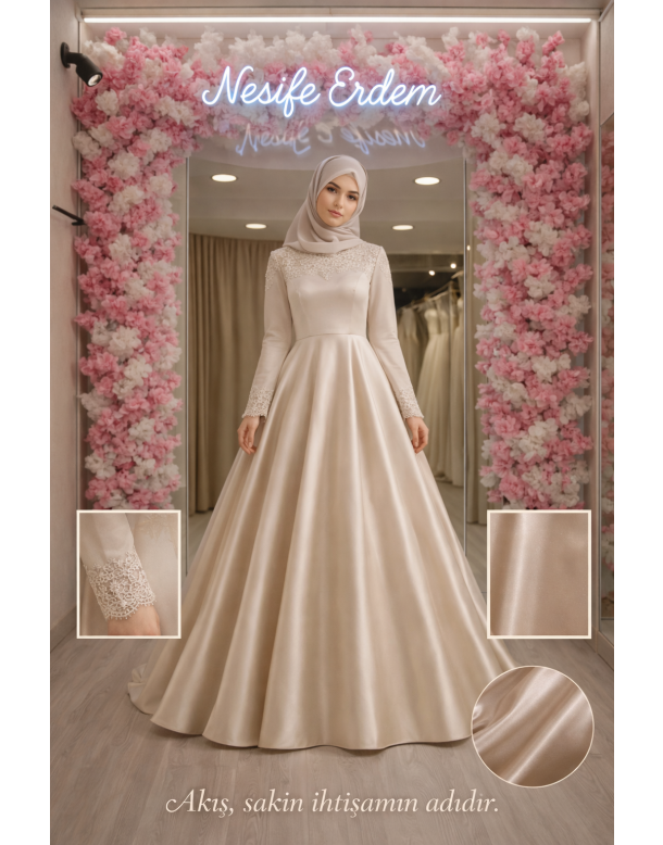 Tesettür & Özel Dikim Gelinlik | Nesife Erdem Resmi Sitesi