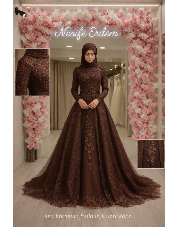 Tesettür & Özel Dikim Gelinlik | Nesife Erdem Resmi Sitesi