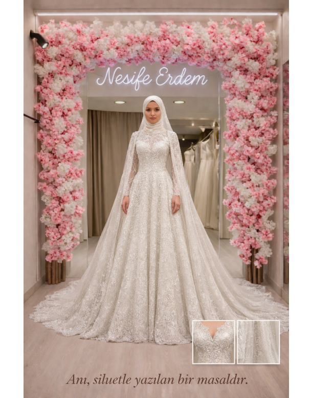 Tesettür & Özel Dikim Gelinlik | Nesife Erdem Resmi Sitesi
