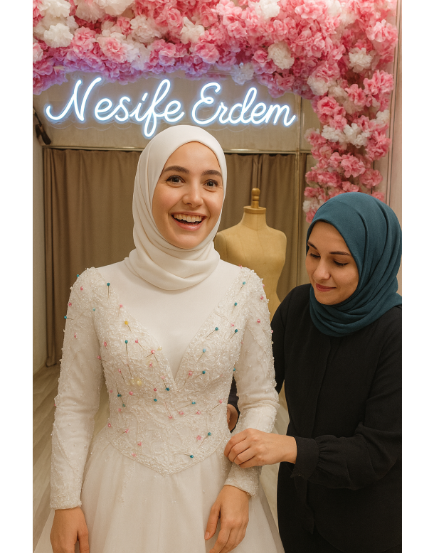 Tesettür & Özel Dikim Gelinlik | Nesife Erdem Resmi Sitesi