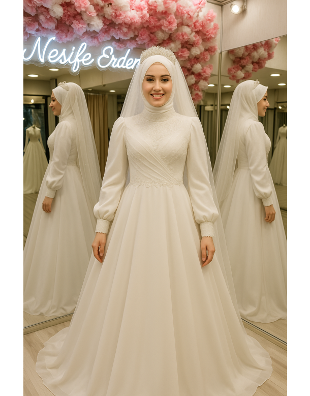 Tesettür & Özel Dikim Gelinlik | Nesife Erdem Resmi Sitesi
