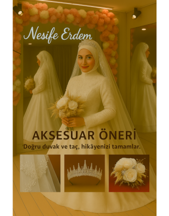 “Doğru Duvak ve Taç Seçimiyle Kusursuz Gelinlik