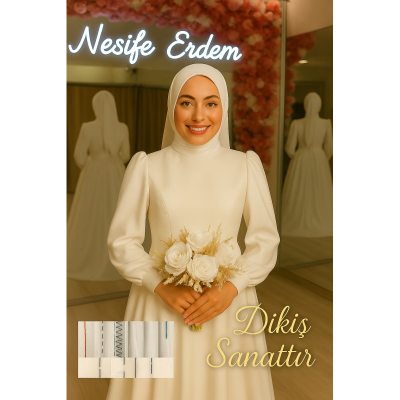 Nesife Erdem Gelinlik ile Sanatı Giyin