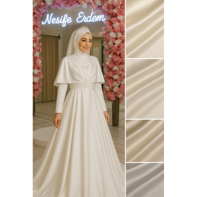 Sade ve Satenli Gelinlik – Zamansız Asalet