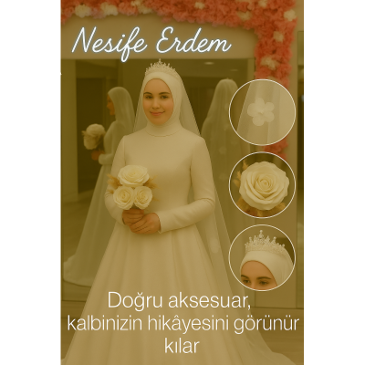 Doğru Aksesuar ile Gelinlik Hikâyenizi Tamamlayın | Nesife Erdem Gelinlik