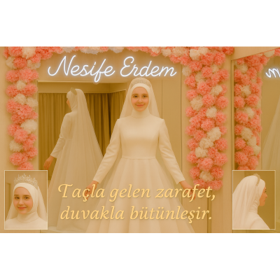 Taçla Gelen Zarafet, Duvakla Bütünleşir