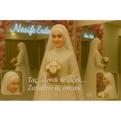 Zarafetin Üç İmzası: Çiçek, Taç ve Duvak