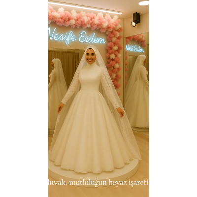 Zarafeti Konforla Taşıyan Duvak: Gelinliğin Beyaz İmzası