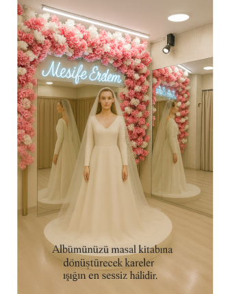 Işığın Sessiz Zarafeti – Özel Dikim Gelinlik