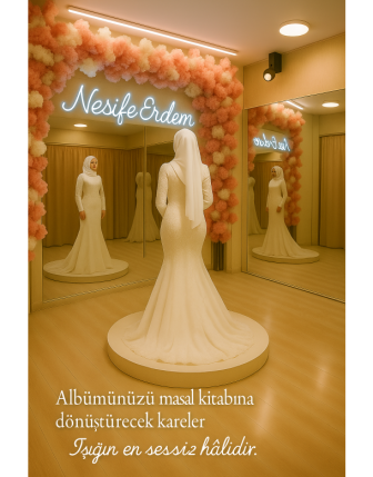 Işığın Zarafetiyle Dokunan Masal: “Sessiz Işık” Gelinlik