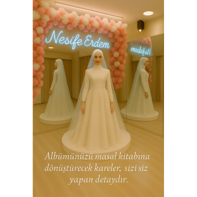 Albümünüzü masal kitabına dönüştürecek kareler, sizi siz yapan detaydır.