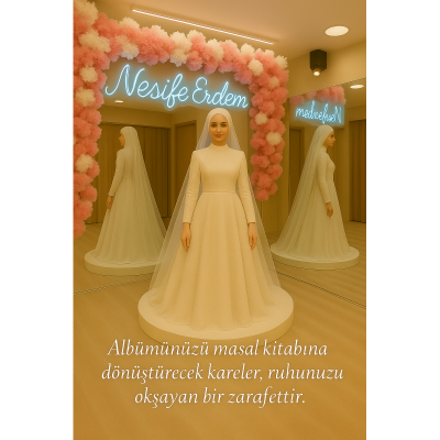 Albümünüzü masal kitabına dönüştürecek kareler, ruhunuzu okşayan bir zarafettir.