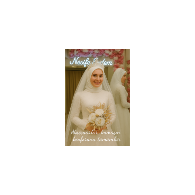 Gelinlikte Son Dokunuş: Çiçek, Taç ve Duvak Uyumu