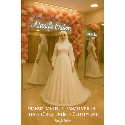 Fransız Dantel, El Sanatı ve Ruh: Tesettür Gelinlikte Üçlü Uyumu