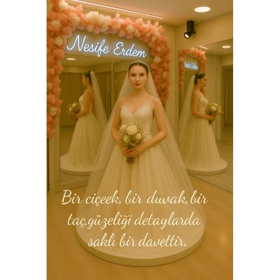 Bir Çiçek, Bir Duvak, Bir Taç: Güzelliğin Detaylara Saklı Daveti