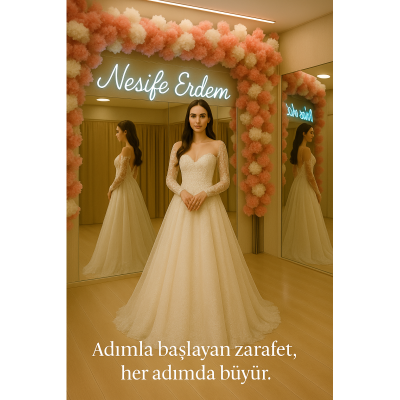Couture Asaletin İzinde: Nesife Erdem Gelinlik’te Zamansız Romantizm