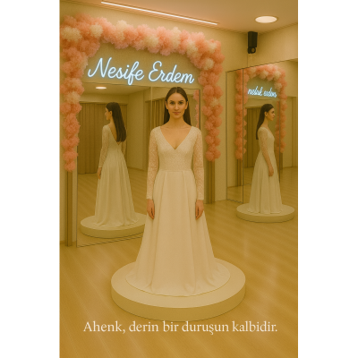 Derin Duruşun Mimarisi: Nesife Erdem Couture Evreninde Ahenk ve Zamansız Gelinlik Sanatı