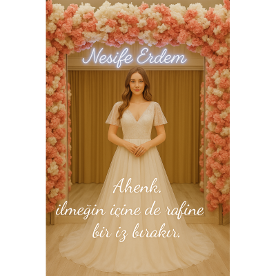 Couture bir gelinliğin, sessiz ama kalıcı izini bırakan şey; detayların birbirine uyumudur.