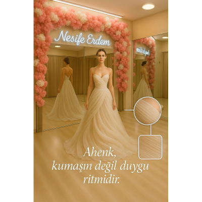 Couture, kumaşın üstünde değil; kalbin temposunda tamamlanan bir dengedir.