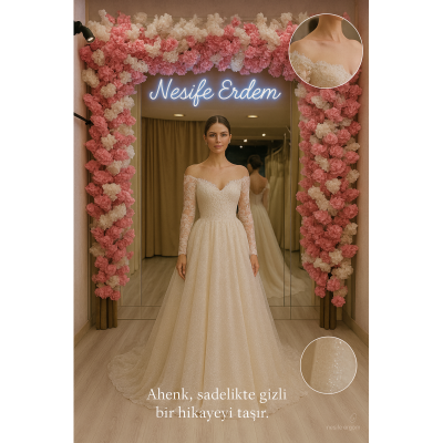 Minimal çizgide saklı romantizmi; tesettür couture, özel dikim ve prova zekâsıyla okuyun.