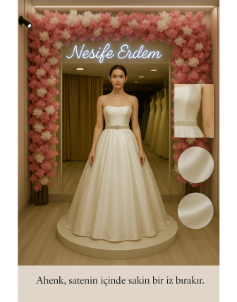 Satenin İçinde Couture Ahenk: Modern-Sade Tesettür Couture Evreni