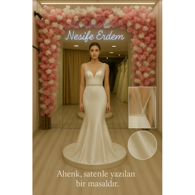 Ahenkten Silüete: Satenin Sessiz Işığında Couture Bir Gelinlik Yolculuğu