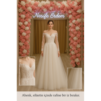 Silüetin içinde kalan o ince iz, el işçiliği ve prova zekâsıyla kalıcı bir couture dile dönüşür