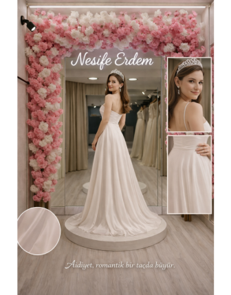 Şifon Couture Açık Abiye