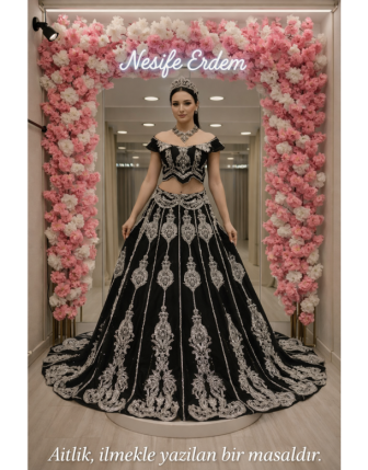 Transparan Açık Kaftan