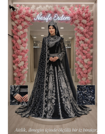 Kadife Sırma Kaftan